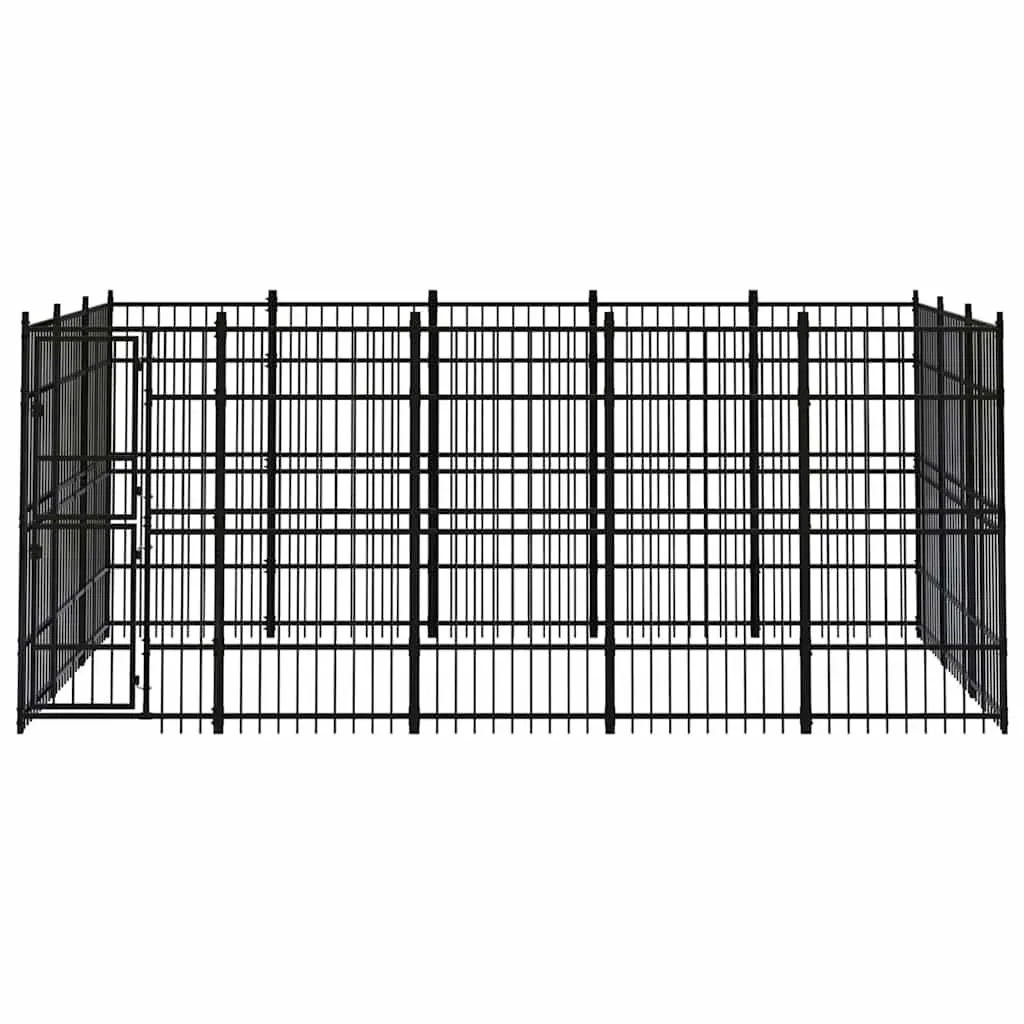 Large Outdoor Dog Kennel for Safe Play and Exercise