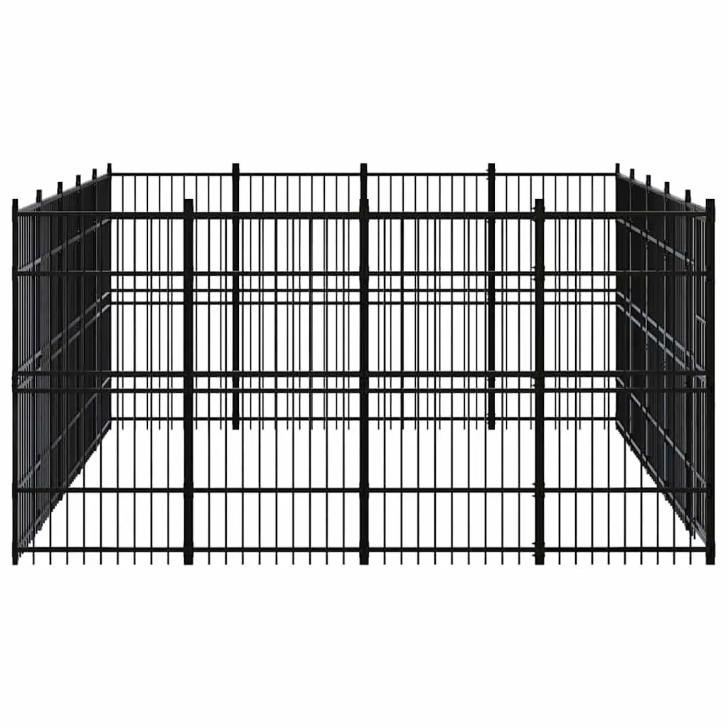 Steel Dog Kennel Outdoor Enclosure 18.43 m²