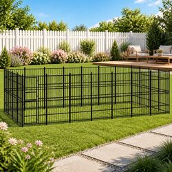 Durable Outdoor Dog Kennel with Lockable Door