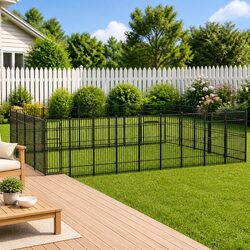 Sturdy Outdoor Dog Kennel with Secure Lockable Door