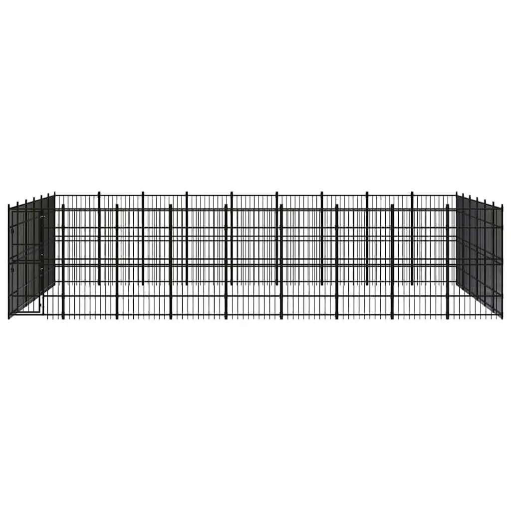 Outdoor Dog Kennel with Secure Lockable Door
