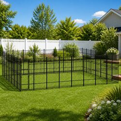 Large Outdoor Dog Kennel with Durable Steel Construction