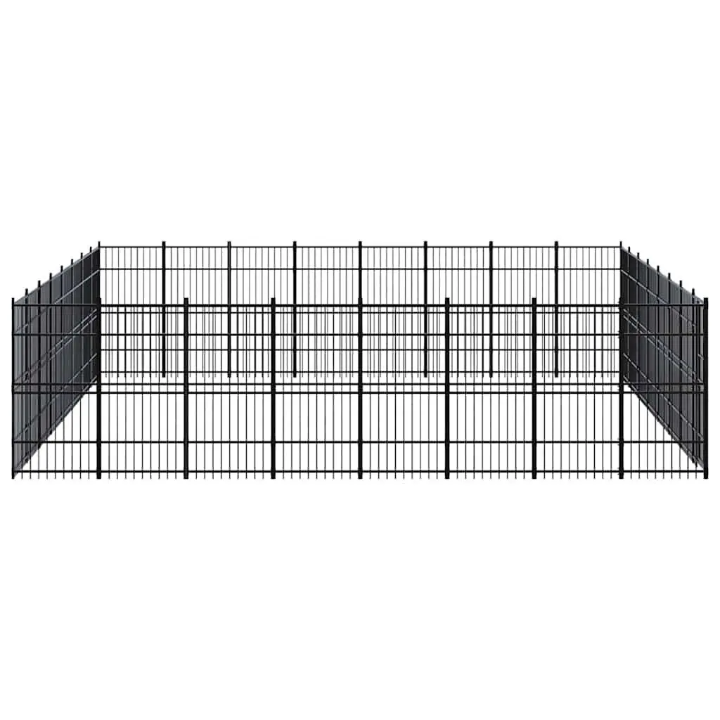Large Outdoor Dog Kennel with Secure Lockable Door