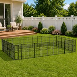 Durable Steel Outdoor Dog Kennel with Safe Containment
