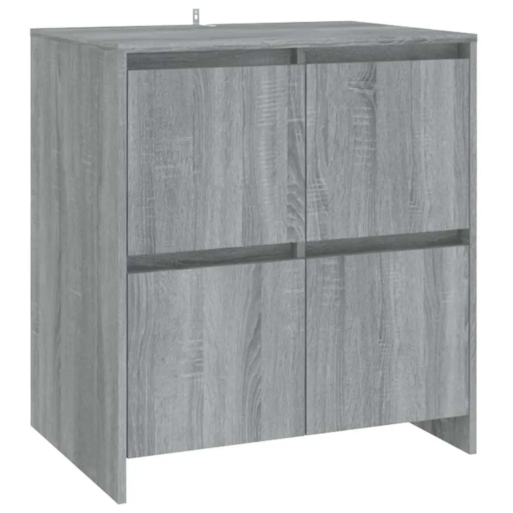 2 Piece Grey Storage Cabinet Set