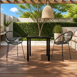 Durable 3-Piece Garden Dining Set for Outdoor Use