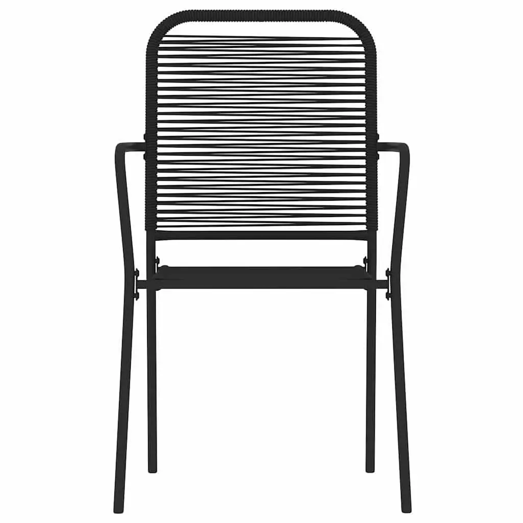 5 Piece Outdoor Dining Set with Durable Steel Frame