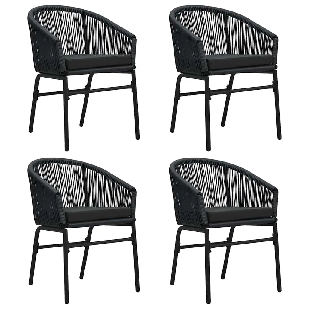 5 Piece Garden Dining Set with Glass Table