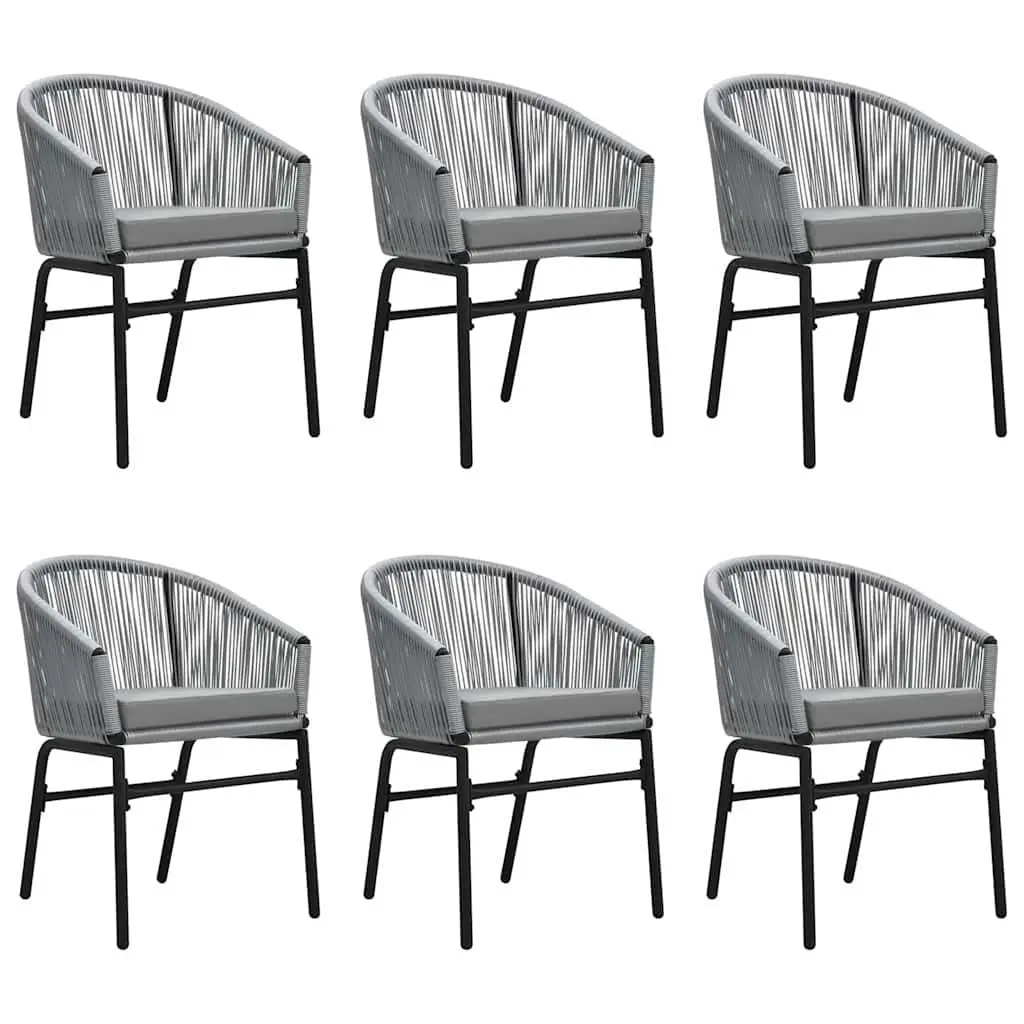 7-Piece Garden Set with Durable Rattan and Glass Table