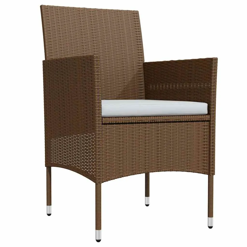 3-Piece Garden Dining Set with Cushions