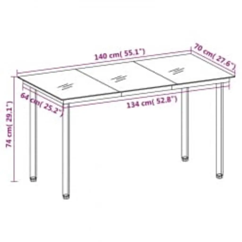 5-Piece Grey Outdoor Dining Set with Glass Table