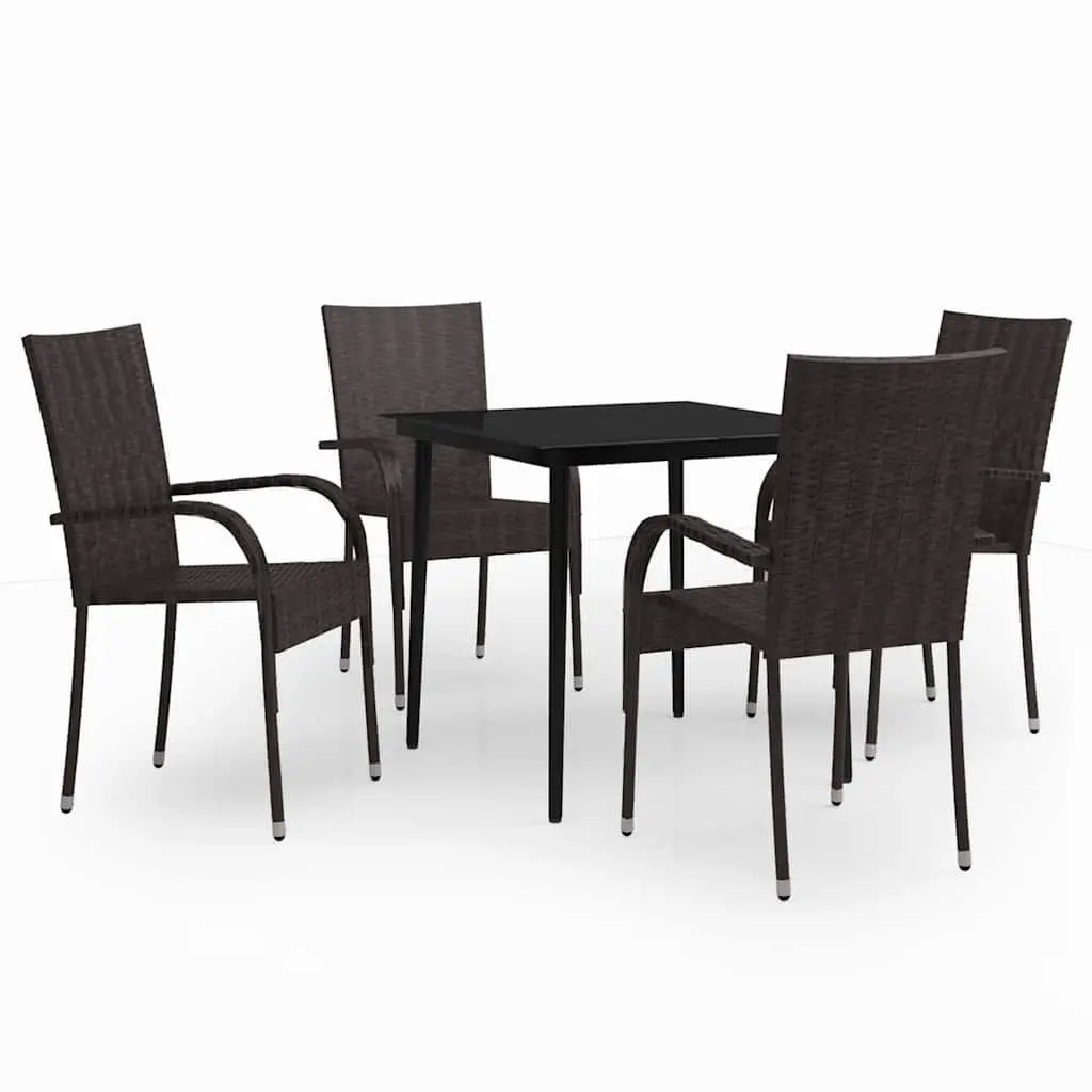 5-Piece Garden Dining Set for Outdoor Spaces