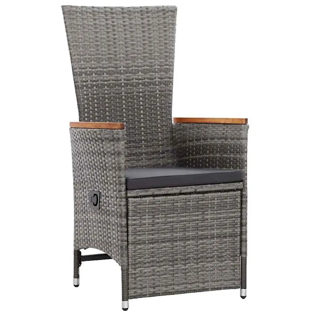 7 Piece Grey Outdoor Garden Dining Set