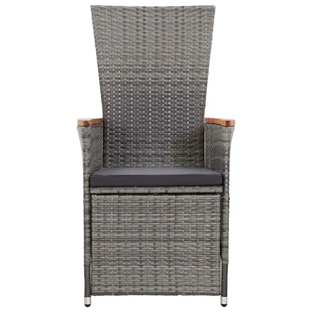 7 Piece Grey Outdoor Garden Dining Set