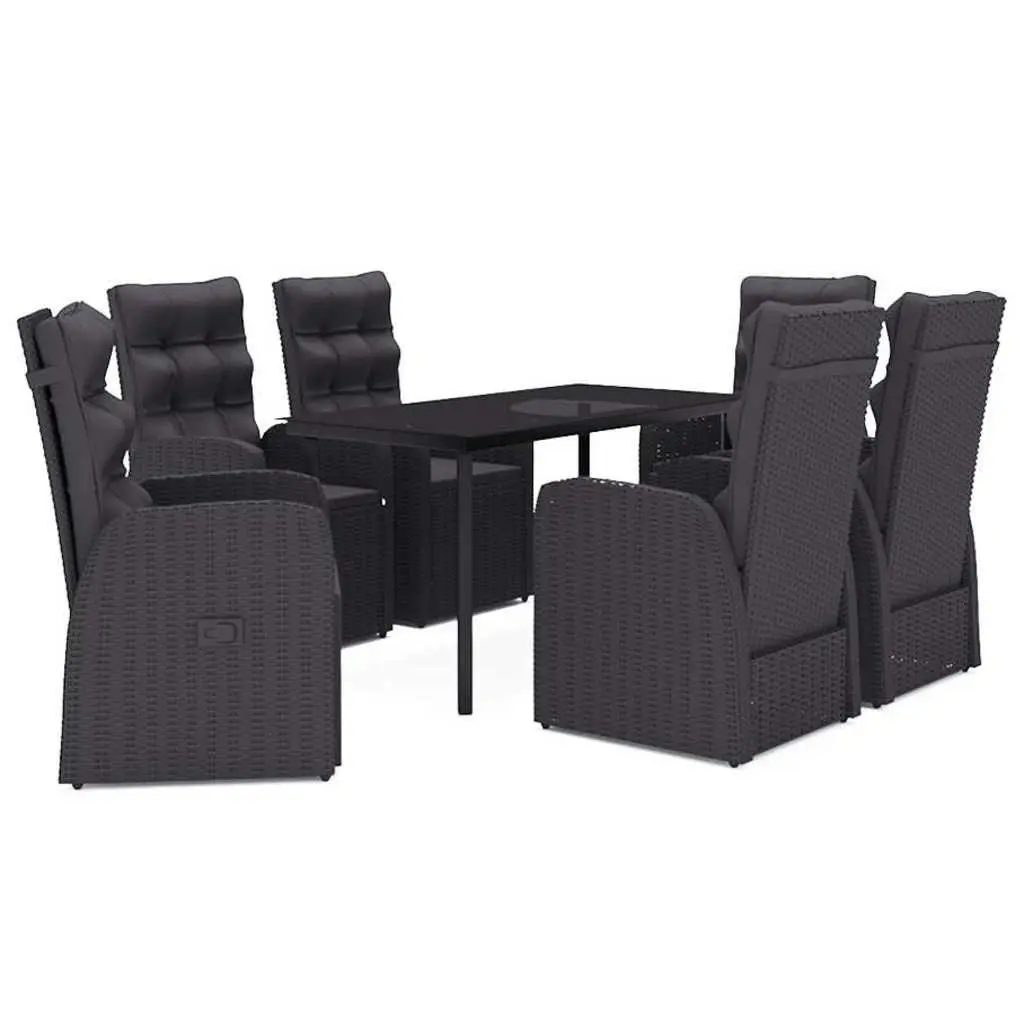 7 Piece Outdoor Dining Set with Cushions