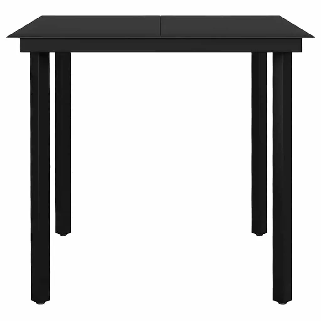 5 Piece Anthracite Garden Dining Set for Outdoor Use