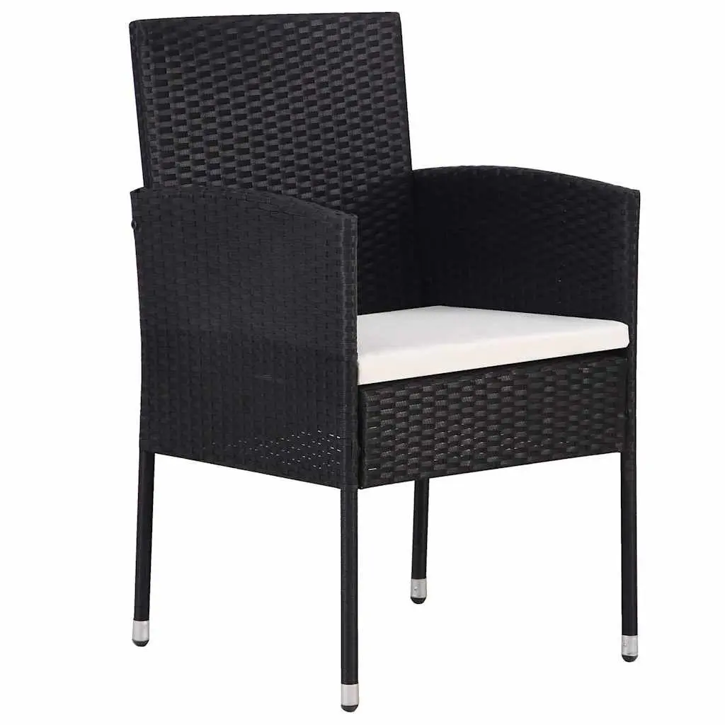 5 Piece Garden Dining Set with Steel Frame