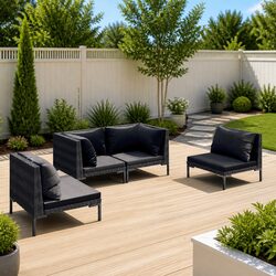 Premium 4-Piece Garden Lounge Set for Outdoor Spaces