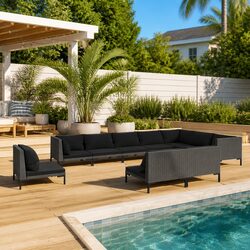 Premium 10-Piece Garden Lounge Set for Outdoor Relaxation