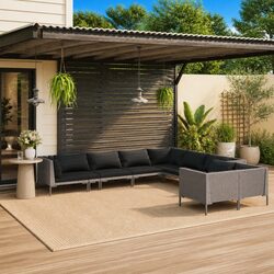 Superior 9-Piece Garden Lounge Set for Outdoor Comfort