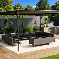 High-Quality 13-Piece Garden Lounge Set for Outdoor Comfort