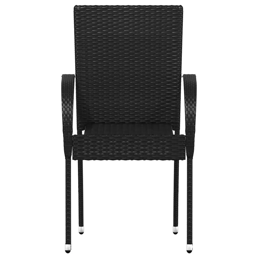 Stackable Outdoor Dining Chairs Set of 4