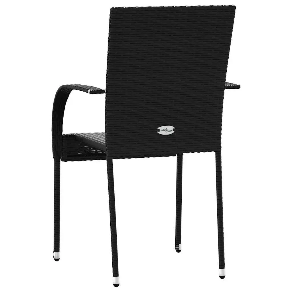 Stackable Outdoor Dining Chairs Set of 4