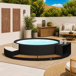 Premium Hot Tub Surround with Storage and Seating
