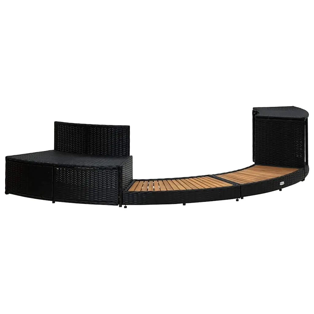 Hot Tub Surround with Storage and Seating