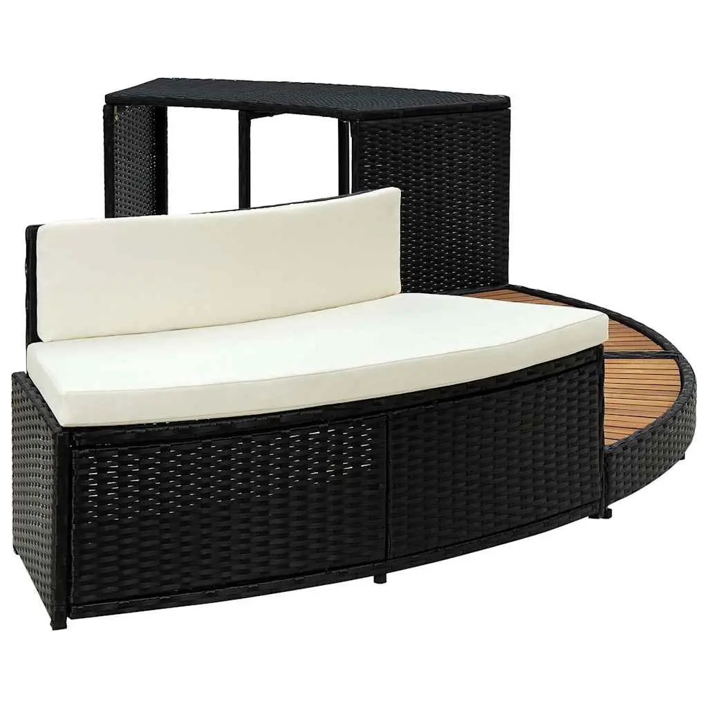 Hot Tub Surround with Storage and Seating
