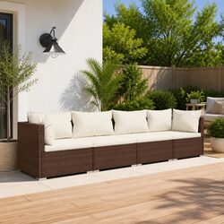 Sturdy 4-Piece Garden Lounge Set for Outdoor Comfort