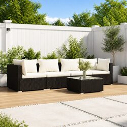 5 Piece Modular Outdoor Lounge Set with Durable Build