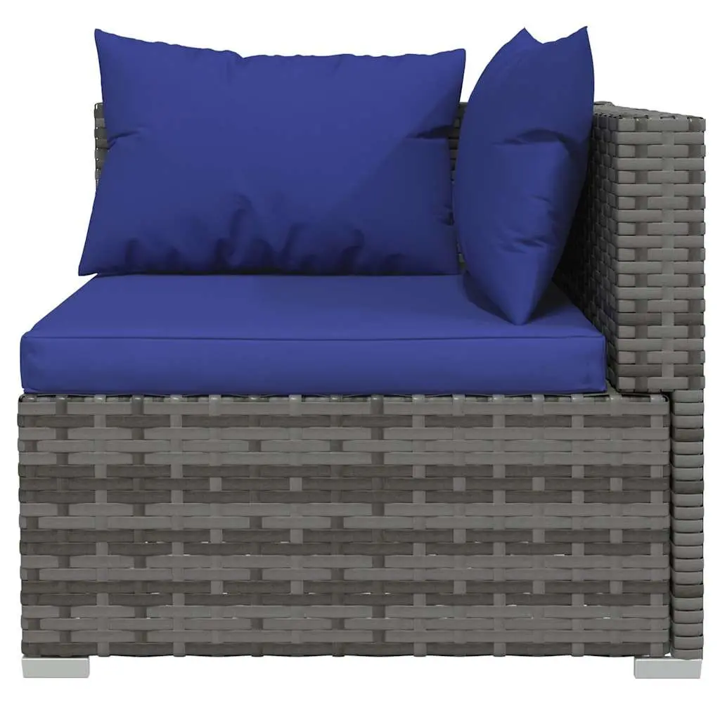 9-Piece Poly Rattan Garden Lounge Set