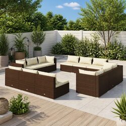 Premium 12-Piece Modular Outdoor Lounge Set with Cushions