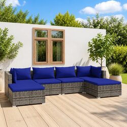 Premium 6-Piece Garden Lounge Set with Durable Construction