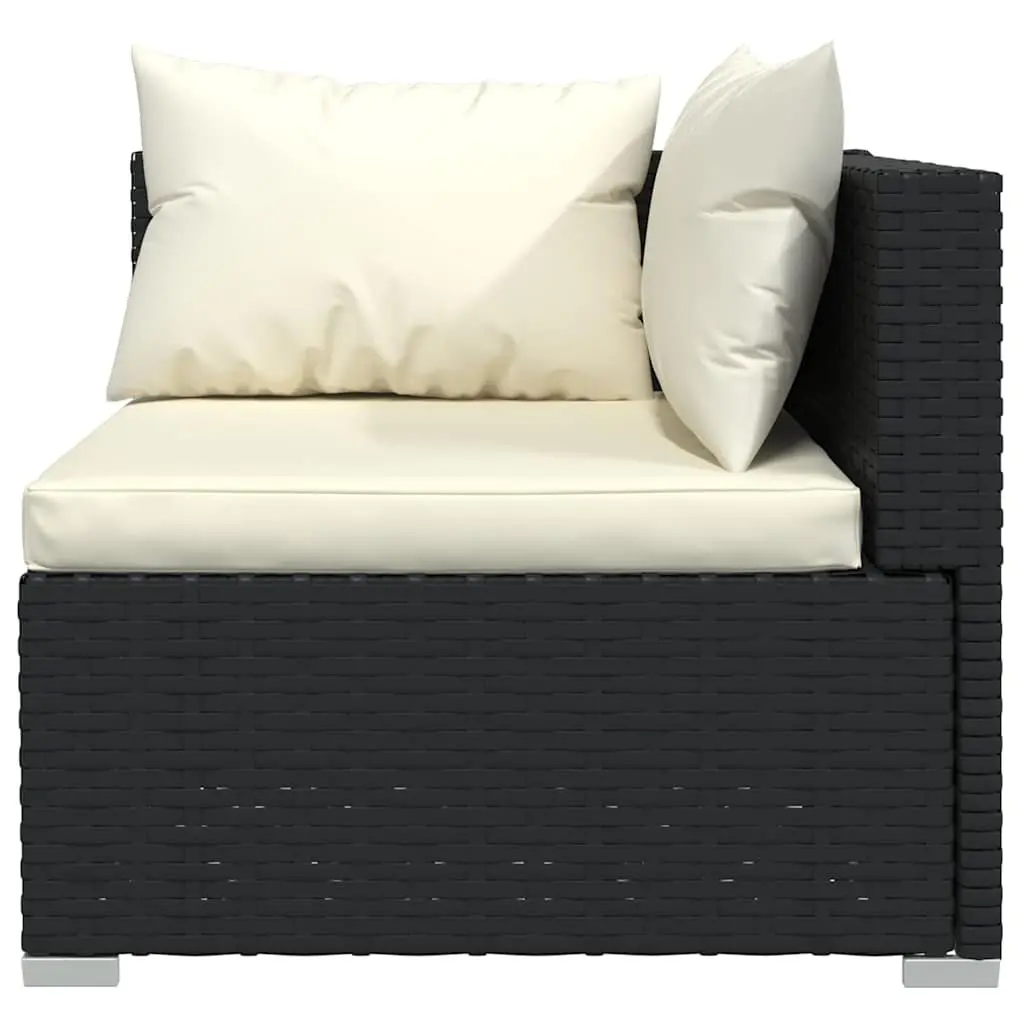 7 Piece Poly Rattan Garden Lounge Set with Cushions