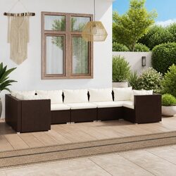 Durable 7 Piece Garden Lounge Set for Outdoor Relaxation