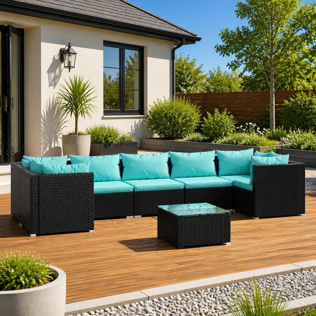 8 Piece Modular Garden Lounge Set