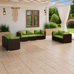 Durable 7-Piece Garden Lounge Set for Outdoor Comfort