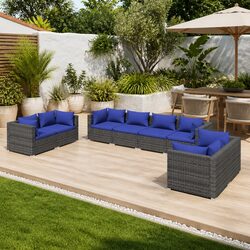 Durable 8-Piece Garden Lounge Set for Outdoor Comfort