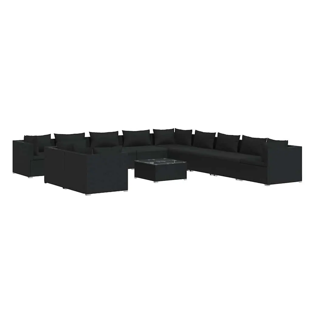 12 Piece Garden Lounge Set for Outdoor Comfort