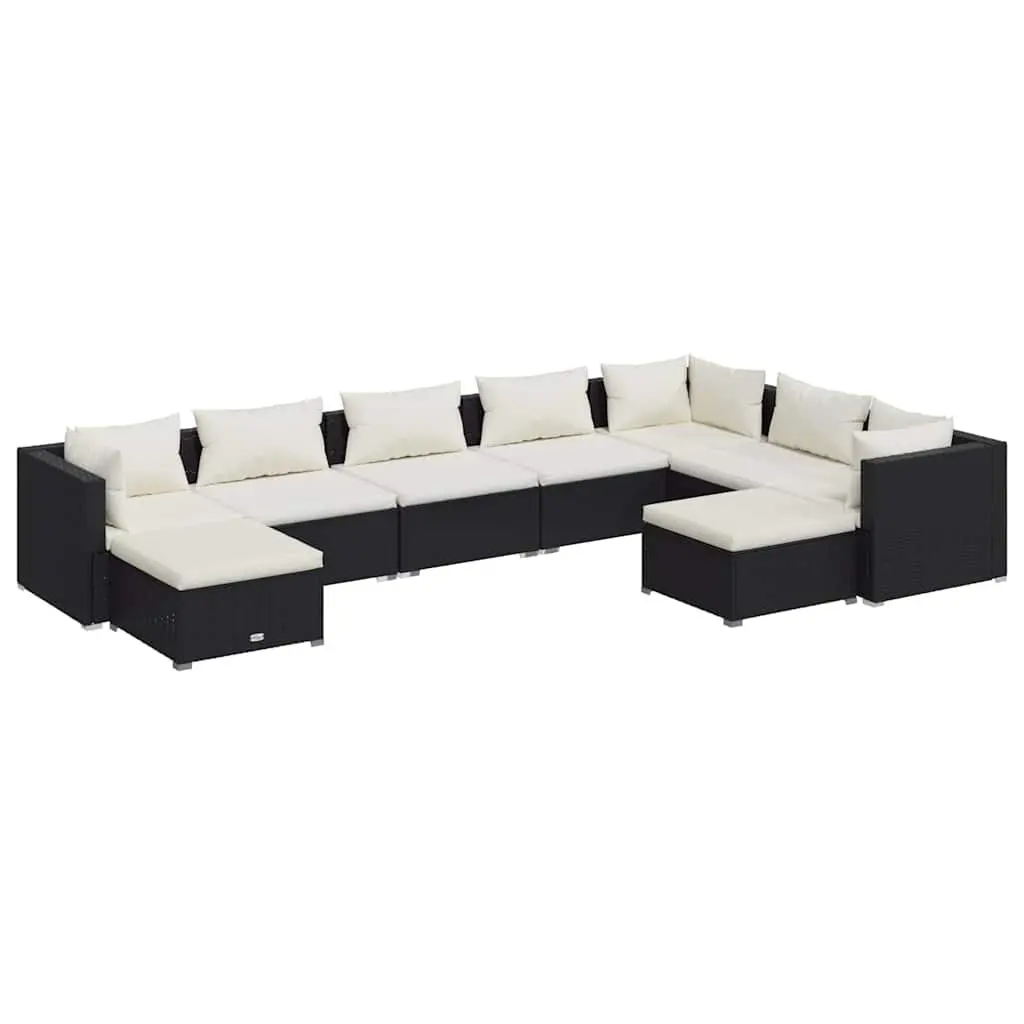 9-Piece Modular Garden Lounge Set for Outdoor Comfort