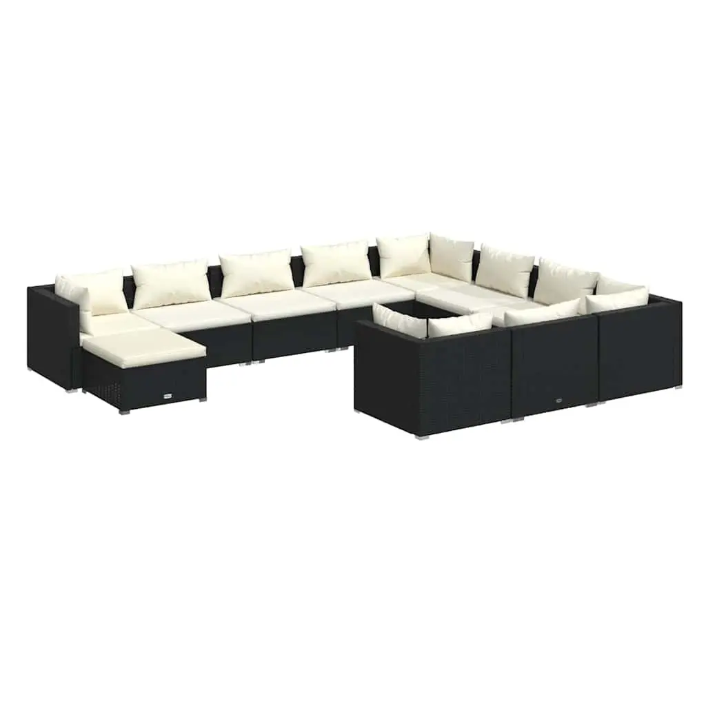 11 Piece Modular Outdoor Garden Lounge Set