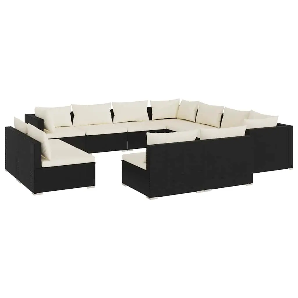 11 Piece Garden Lounge Set for Outdoor Spaces