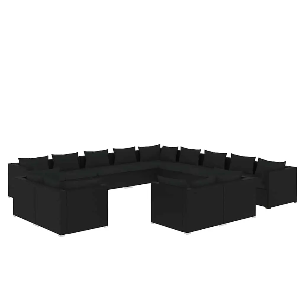 13 Piece Outdoor Lounge Set with Cushions