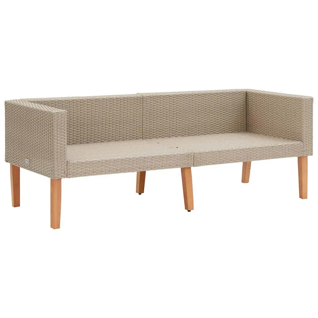 2-Seater Outdoor Garden Sofa with Cushions