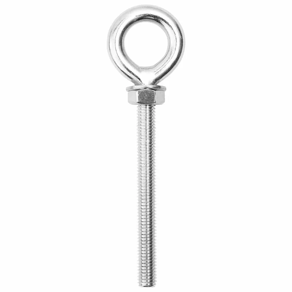 9 Piece Accessory Set for Shade Sail Installation Stainless Steel Fittings with Turnbuckle and Carabiner