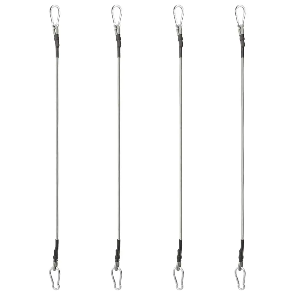 Ropes with Carabiner 4 Pcs Set for Outdoor Use