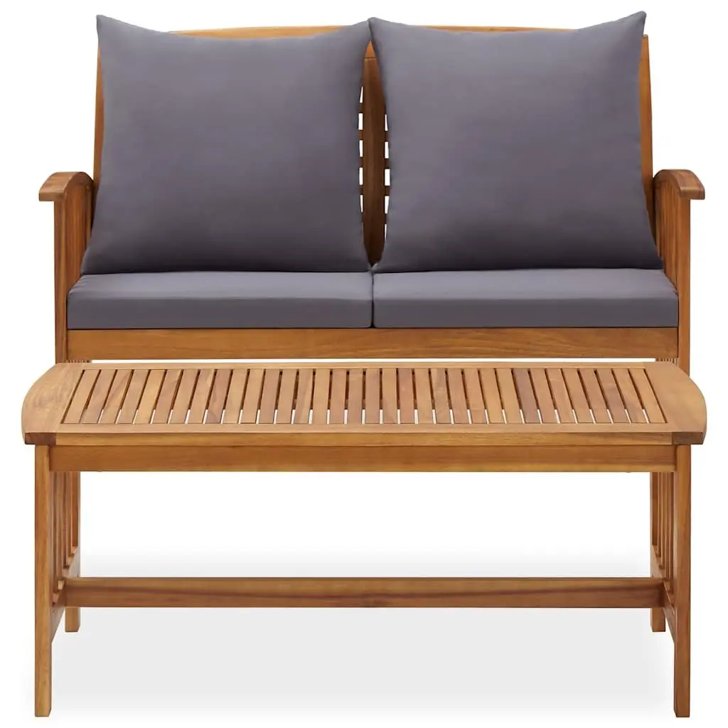 2 Piece Garden Lounge Set for Outdoor Spaces
