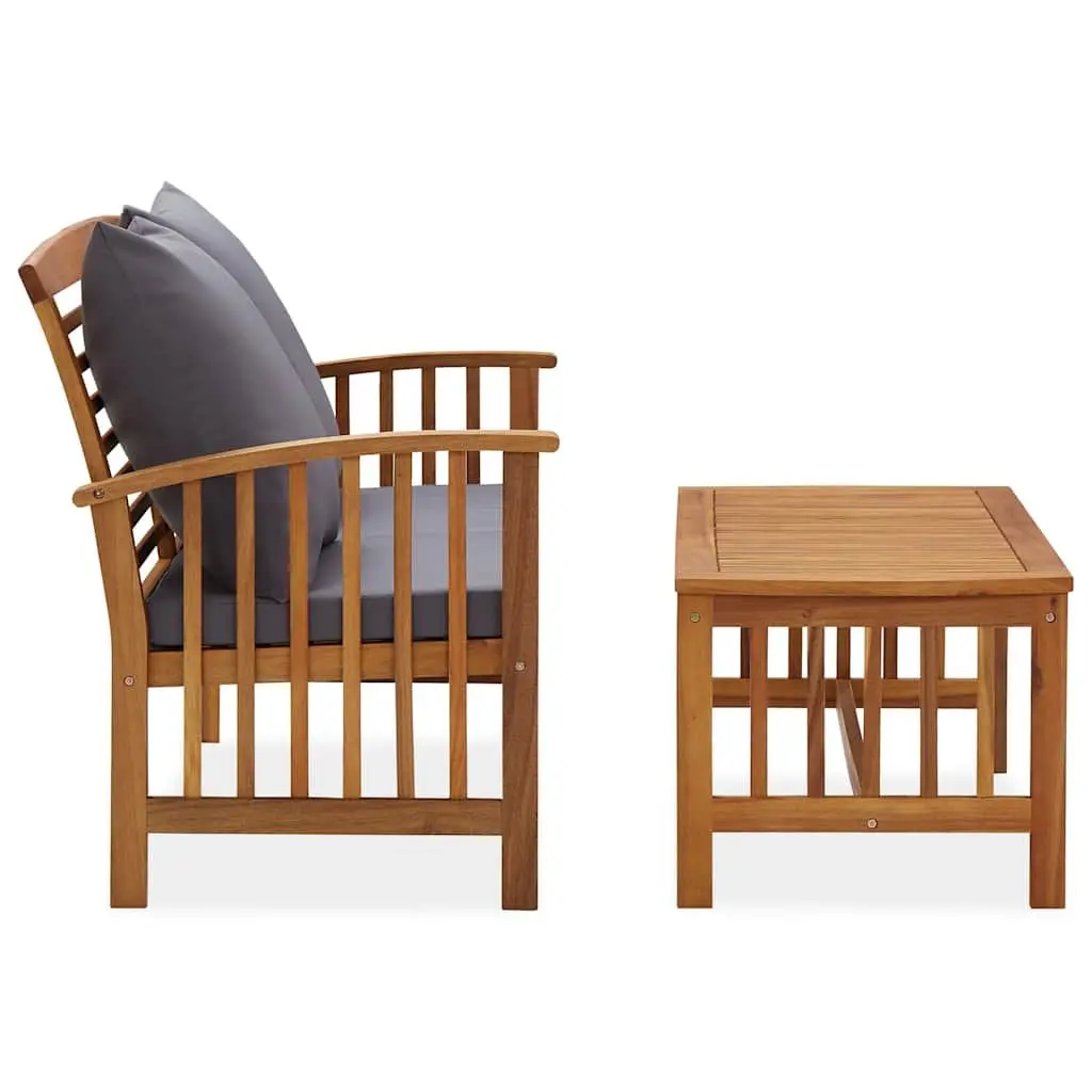 2 Piece Garden Lounge Set for Outdoor Spaces